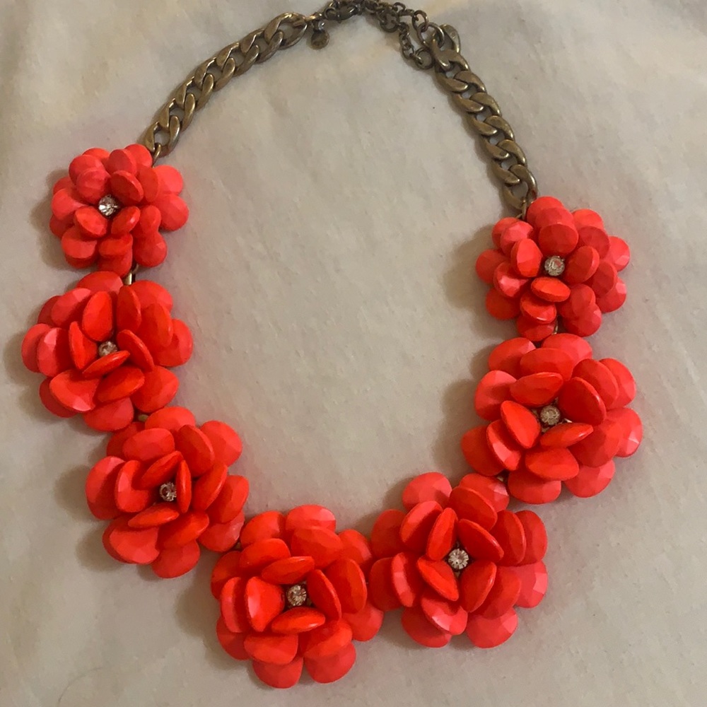 Jcrew Flower Necklace